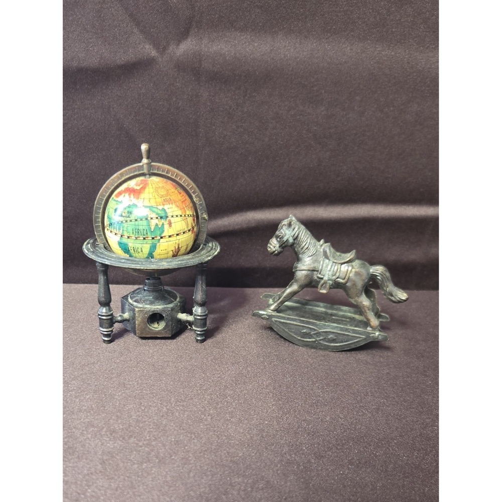 Vintage Pair Of Metal Pencil Sharpeners. Made In Hong Kong. Lot Of 2
